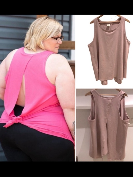 Buttercream Clothing Tops - Buttercream Clothing Soft Pink Tie Back Tank